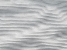 Jersey Ottoman Querrippe - uni helles grau