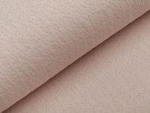 Jersey Double Face - Pointoille Lochmuster - beige