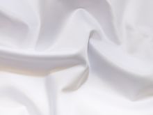 Baumwollsatin - Premium Qualität - Stretch - uni - weiß