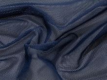 Funktions-Mesh fein dehnbar – Dunkelblau