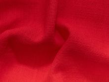 Webware Leinen Baumwolle - uni - rot