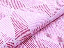 Jersey Sawfing Julius - gemusterte Dreiecke - weiß/pink