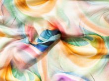 Jersey Viskose Digitaldruck - Abstraktes Muster - bunt