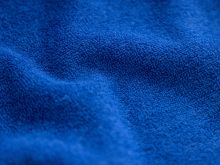 Stretch Frottee - uni royalblau