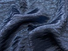 Stretch Satin - glänzend - uni - dunkelblau