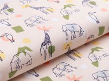 Jersey - verschiedene Wildtiere - beige