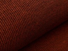 Strickstoff - meliert rost