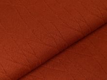 Struktur-Strickstoff - Abstraktes-Muster - uni steinrot