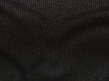 Waffelstrick-Jersey - Knitted Anastasia - meliert - dunkelgrau