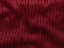Weicher Breitcord - ca. 1cm Rippen - uni - rot