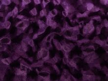 Nahaufnahme von Velours - Holografrisches Punktedesign - lila
