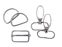 Taschenzubehör-Set Metall 25mm - anthrazit