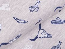 Single Jersey Sanetta - Sombreros - meliert grau