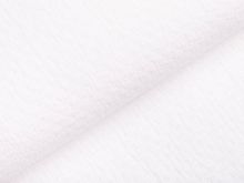 Webware Baumwolle Dobby - Crinkleoptik - weiß