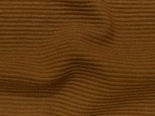 Jersey Ottoman Querrippe - uni rostorange