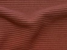 Jersey Ottoman Querrippe - uni dunkles altrosa