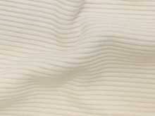 Jersey Ottoman Querrippe - uni beige