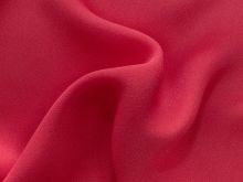 Nahaufnahme von Webware Chiffon - uni feuerrot