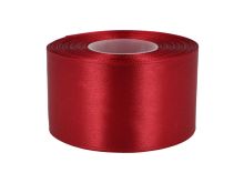 Satinband 50mm glänzend -  dunkelrot