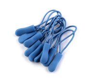 RV-Anhänger/Zipper Schlaufe 6,6 cm 10 Stück - jeansblau