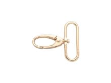 Karabinerhaken Metall ca. 38 mm - goldfarben