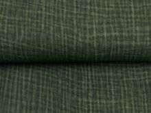 Musselin Double Gauze Dirty Wash Snoozy - Uses Look - olive