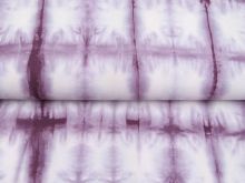 Webware Baumwolle Hand-dyed Tie Dye Snoozy - Batikoptik - violett