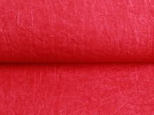 Webware Baumwolle Dirty Wash Snoozy - Knitteroptik - rot