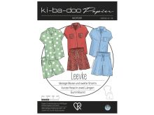 Papierschnittmuster ki-ba-doo Leevke - lässige Bluse und weite Shorts - Damen