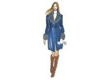 Schnittmuster Berlin Papierschnittmuster - Premium Wintermantel 'Luzie' - Größe 34-50 - Damen