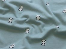 Jersey - putzige Pandabären - babyblau