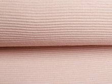 Jersey Ottoman Querrippe - uni pastellrosa