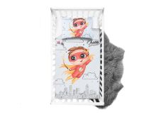Webware Baumwolle Panel 75cm x 100cm Super-Boy red