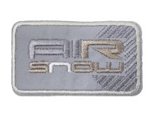 Applikation zum Aufbügeln Reflektor - reflektierender Wintersport-Schriftzug – grau