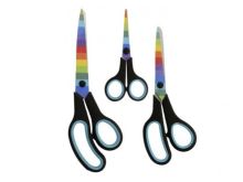 Motive Nähscheren-Set 2 + 1 frei - Nähutensilien - metallisch- Regenbogen
