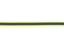 Ripsband reflektierend 10 mm - neongelb