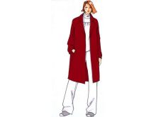 Schnittmuster Berlin Papierschnittmuster - Premium Raglanmantel 'Roberta' - Größe 34-50 - Damen