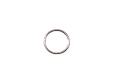 O-Ring Rundring 25 mm Metall - 4 Stück - silberfarben