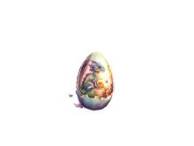 Transfer-Applikation zum Aufbügeln ca. 6,5 cm x 7,5 cm - Drachenei