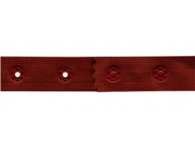 Druckknopfband 18 mm - uni weinrot