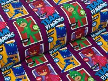 Jersey Swafing Entertainment One PJ Masks - Gekko, Owlette und Catboy - violett