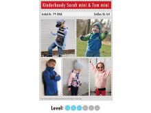 Papier-Schnittmuster Paule und Paulinja - Hoody Sarah mini & Tom mini - Kinder