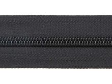 Outdoor-Endlosreißverschluss wasserdicht 5 mm - uni schwarz