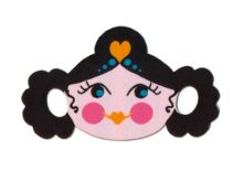 Etikette Trouschka von Janeas World schwarz