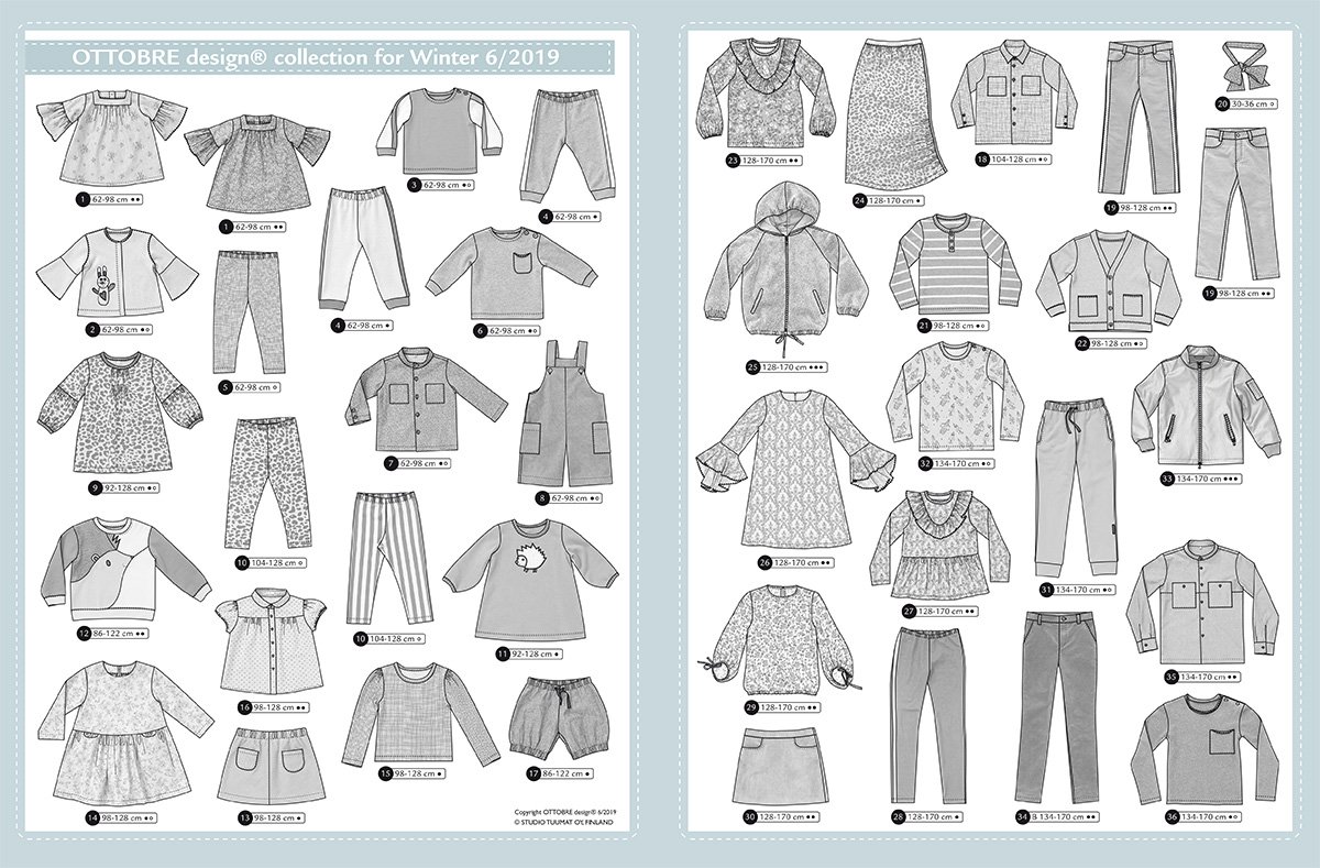 Ottobre Winter 6/2019 Kids