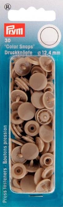 Prym 30 Druckknöpfe 12,4mm - champagner