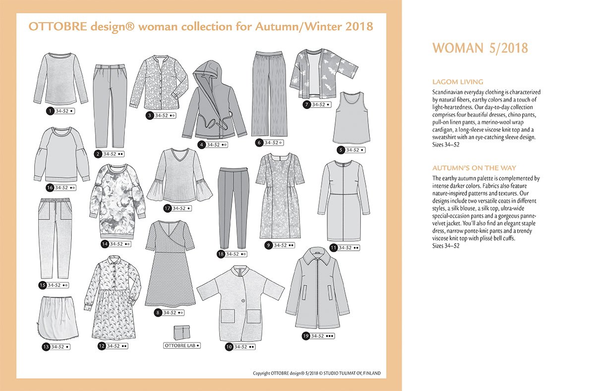 Ottobre design Woman Herbst/Winter 5/2018