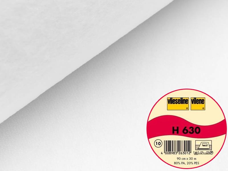 Volumenvlies H630 fixierbar Vlieseline 90 cm breit weiß