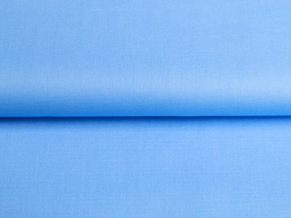 Webware Baumwolle Popeline - uni helles blau