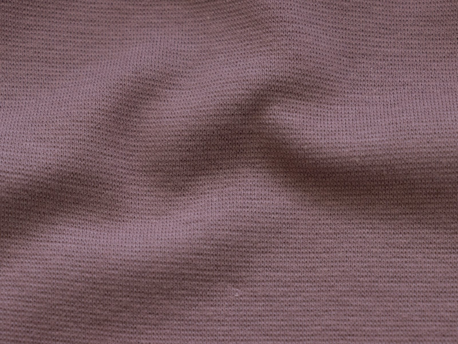 Glattes Bündchen im Schlauch - uni mauve